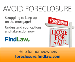 Avoid Foreclosure, visit http://foreclosure.findlaw.com