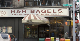 Helmer Toro's H&H Bagels NYC store